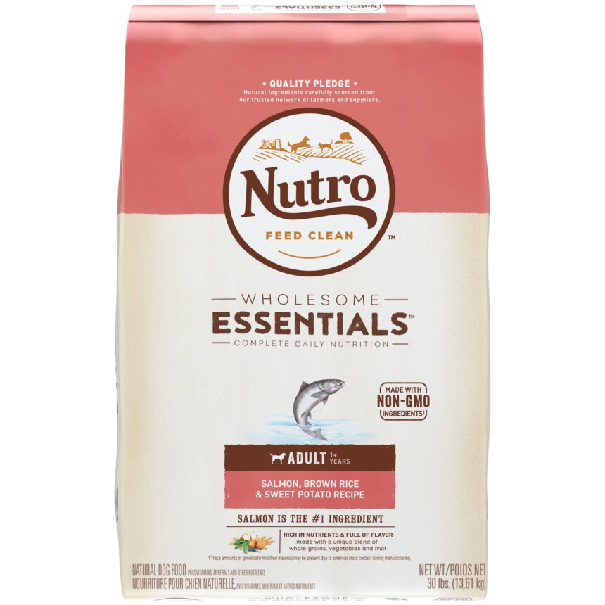 Nutro Wholesome Essentials Adult Salmon, Brown Rice & Sweet Potato Recipe Dry Food