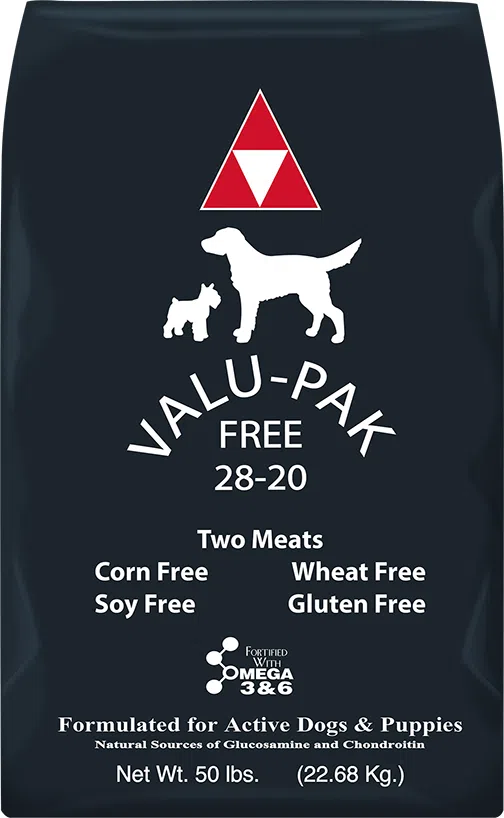 Valu-Pak Free 28-20 Dry Dog Food (Black Bag) 
